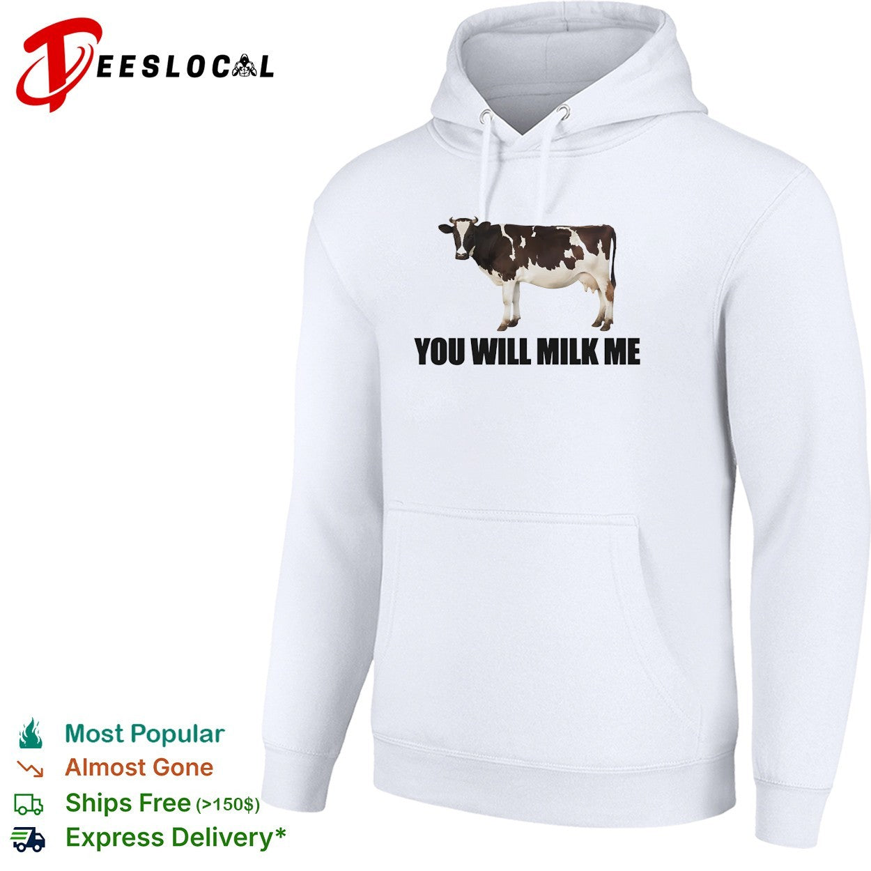 You will milk me humor shirt