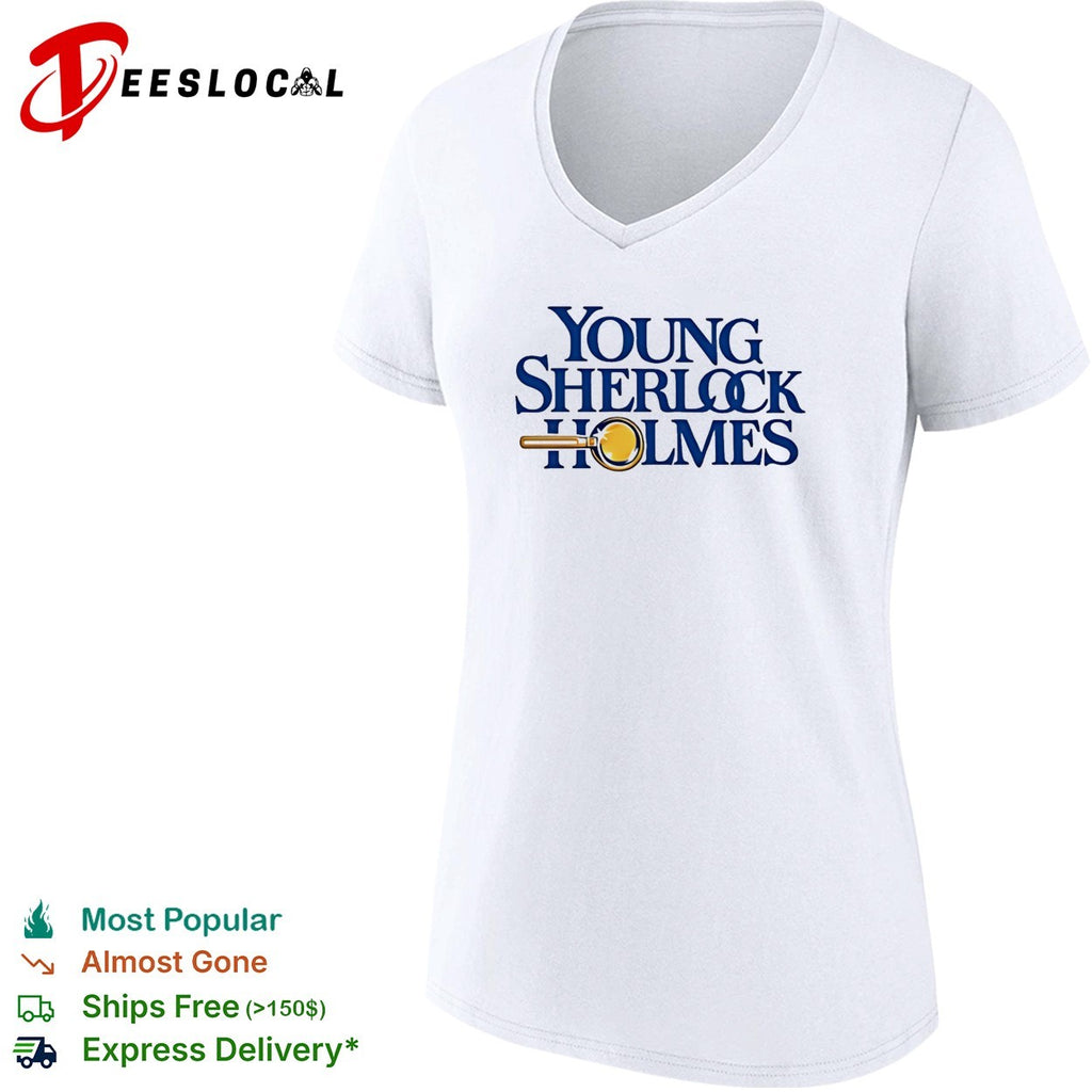 Young Sherlock Holmes movie logo shirt