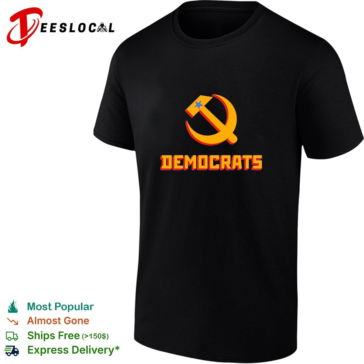 Zohran’s Communist Democrats symbol shirt