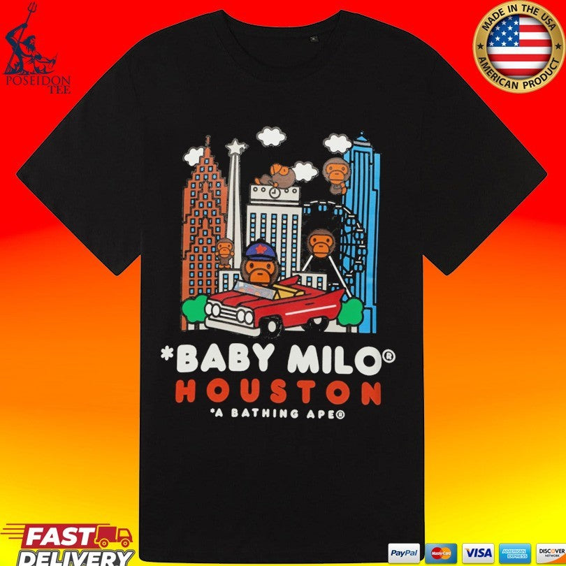 A Ma Maniere Baby Milo Houston A Bathing Ape City T-shirt