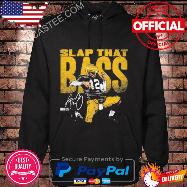 Aaron rodgers green bay bass slap shirt