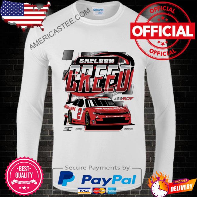 Action racing sheldon creed #2 whelen nascar shirt