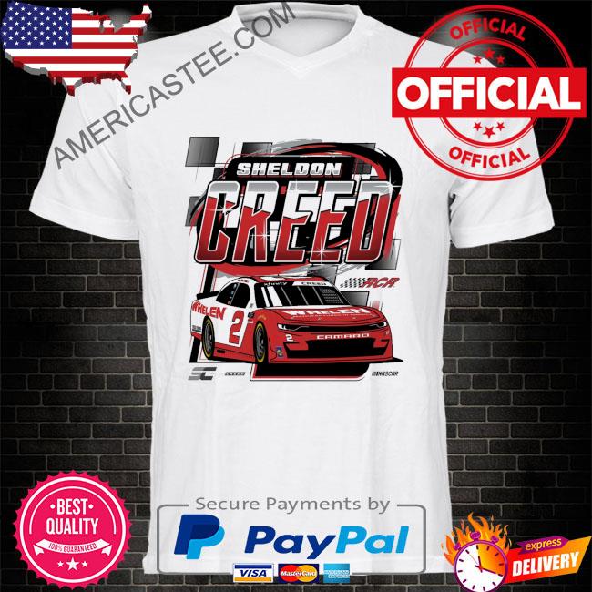 Action racing sheldon creed #2 whelen nascar shirt