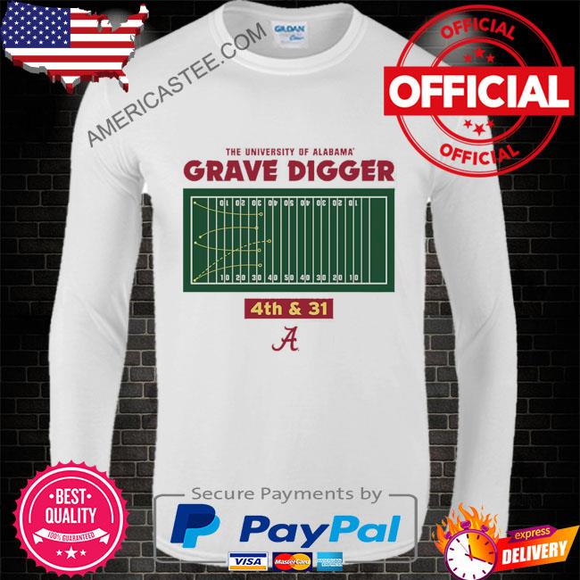 Alabama – ncaa football 4th & 31 player shirt