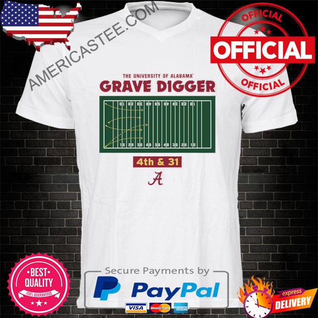 Alabama – ncaa football 4th & 31 player shirt