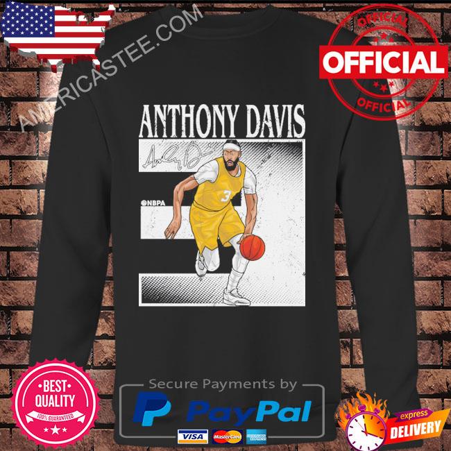 Anthony davis los angeles l number signature shirt