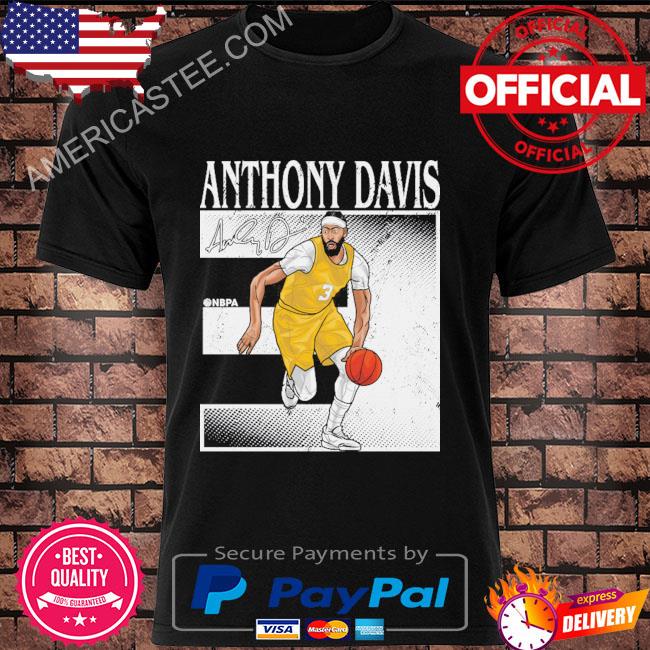 Anthony davis los angeles l number signature shirt