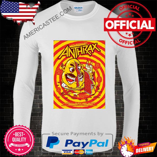 Anthrax 40th Anniversary Boeing Center At Tech Port San Antonio Shirt