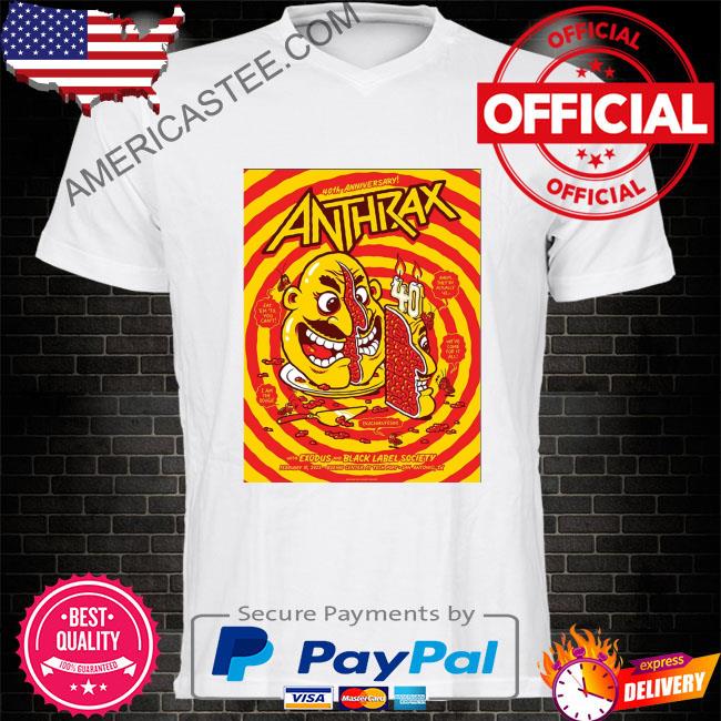 Anthrax 40th Anniversary Boeing Center At Tech Port San Antonio Shirt