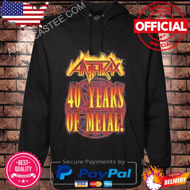 Anthrax 40Th Anniversary Of Metal Shirt