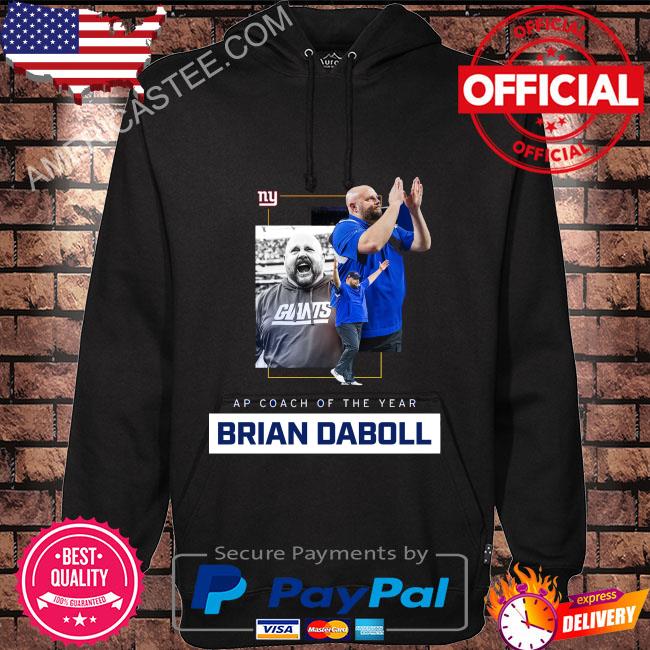 Ap coach of the year brian daboll new york giants wins coach shirt