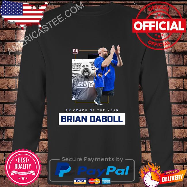 Ap coach of the year brian daboll new york giants wins coach shirt