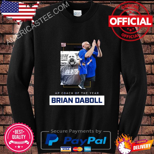 Ap coach of the year brian daboll new york giants wins coach shirt