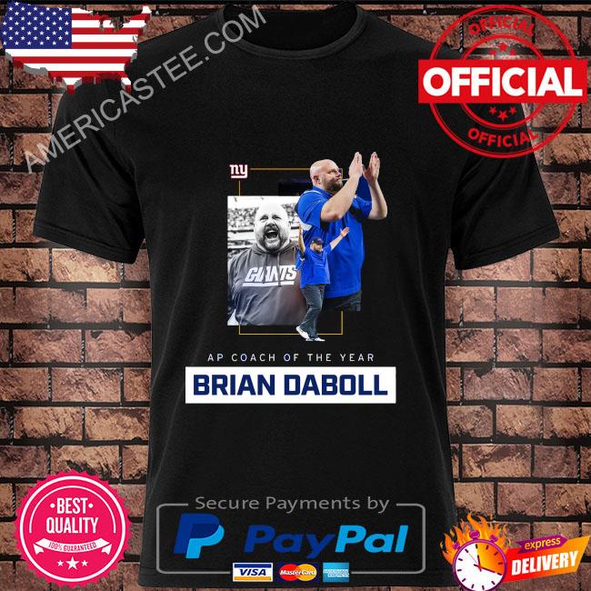 Ap coach of the year brian daboll new york giants wins coach shirt