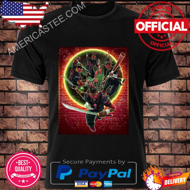 Arizona cardinals cowabunga says it all protect the nest shirt