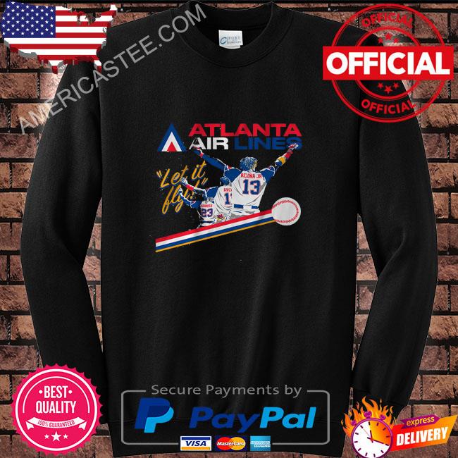 Atlanta airlines let it fly shirt
