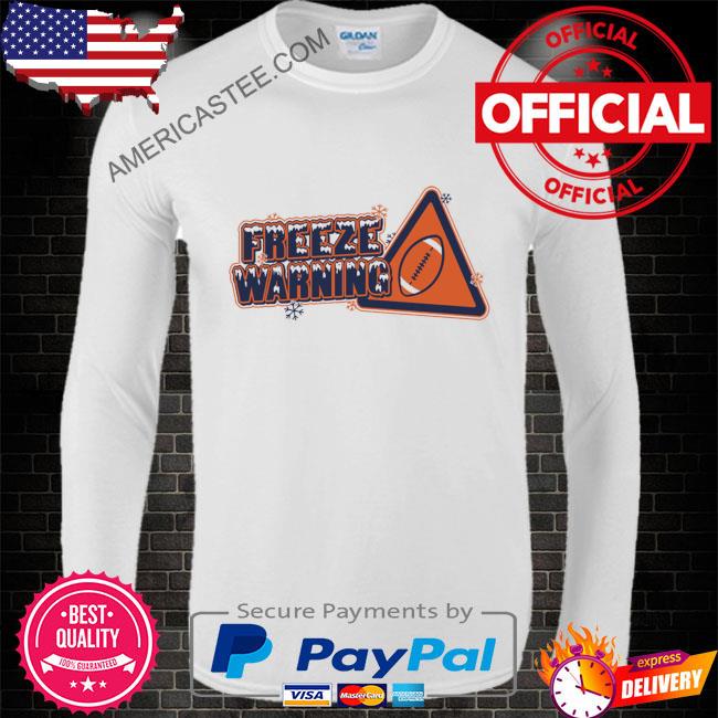 Auburn freeze warning football shirt