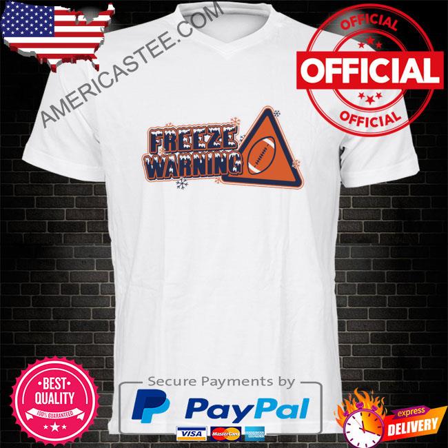 Auburn freeze warning football shirt