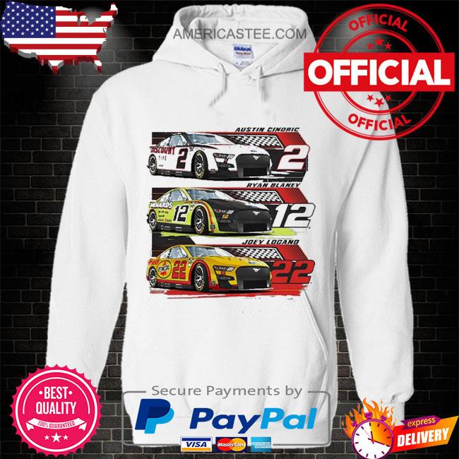Austin cindric ryan blaney joey logano team penske lineup shirt