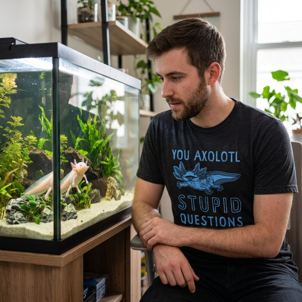 You Axolotl Stupid Questions Men's T Shirt