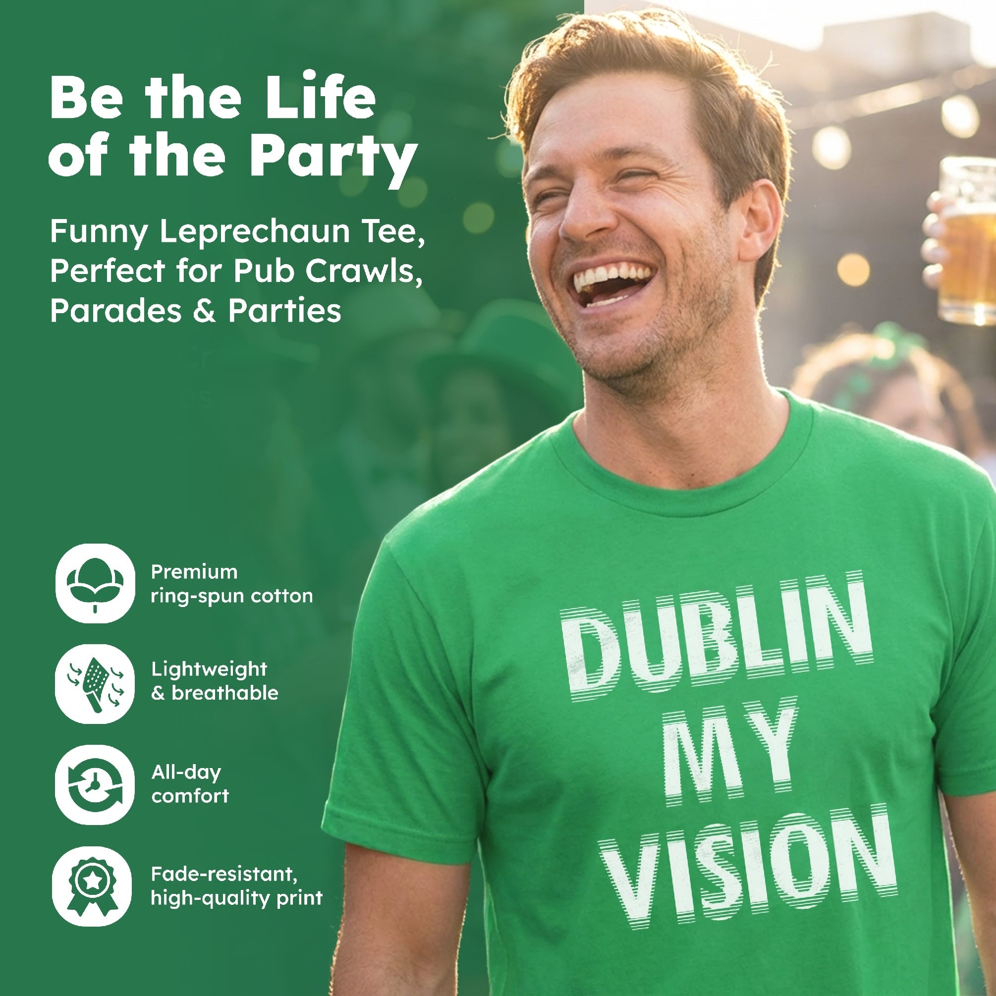 Dublin My Vision Men's T Shirt