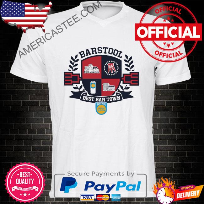 Barstool best bar town logo shirt