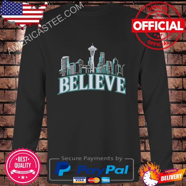 Barstool sports believe sea shirt seattle mariners black shirt