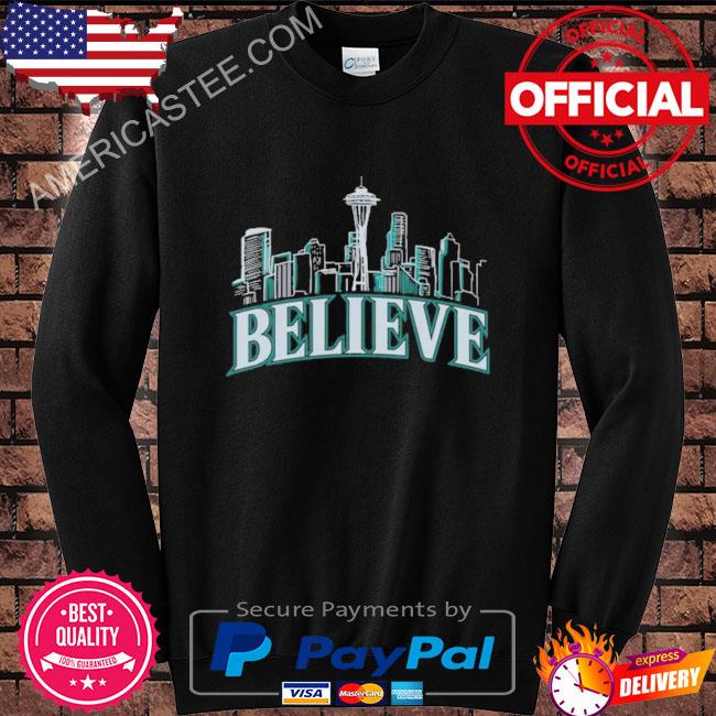 Barstool sports believe sea shirt seattle mariners black shirt