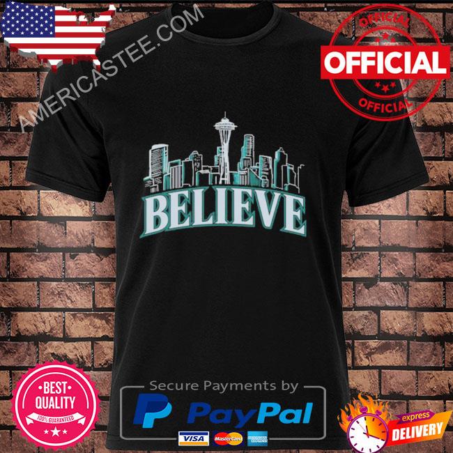 Barstool sports believe sea shirt seattle mariners black shirt