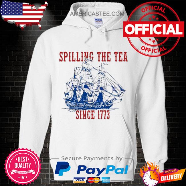 Battleship spilling the tea since 1773 happy 4th of july shirt