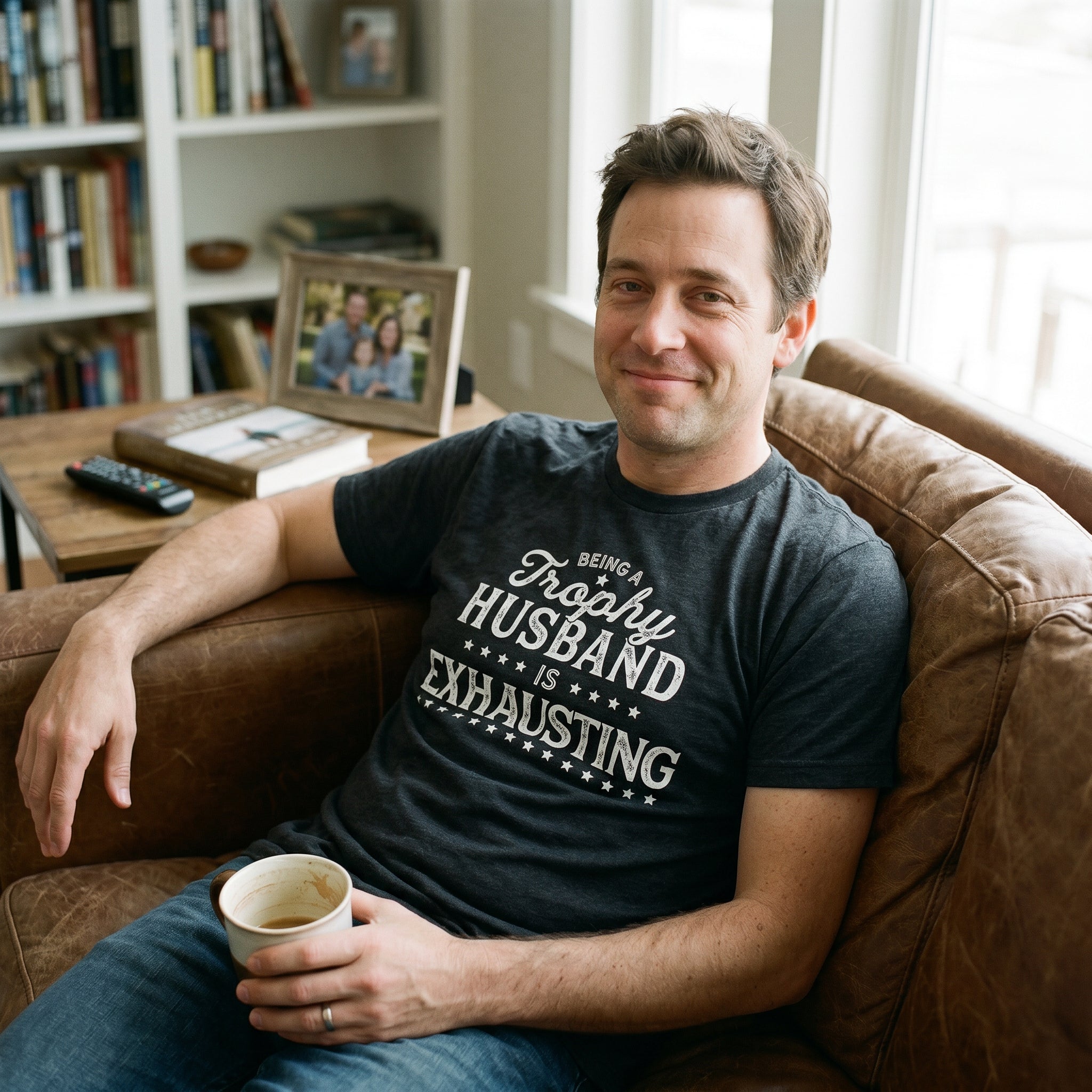 Being A Trophy Husband Is Exhausting Men's T Shirt