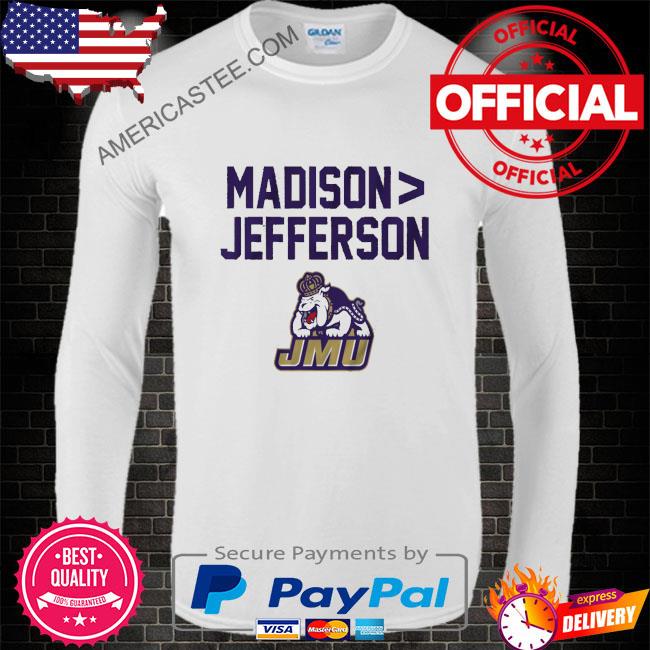 Jmu football madison Jefferson shirt