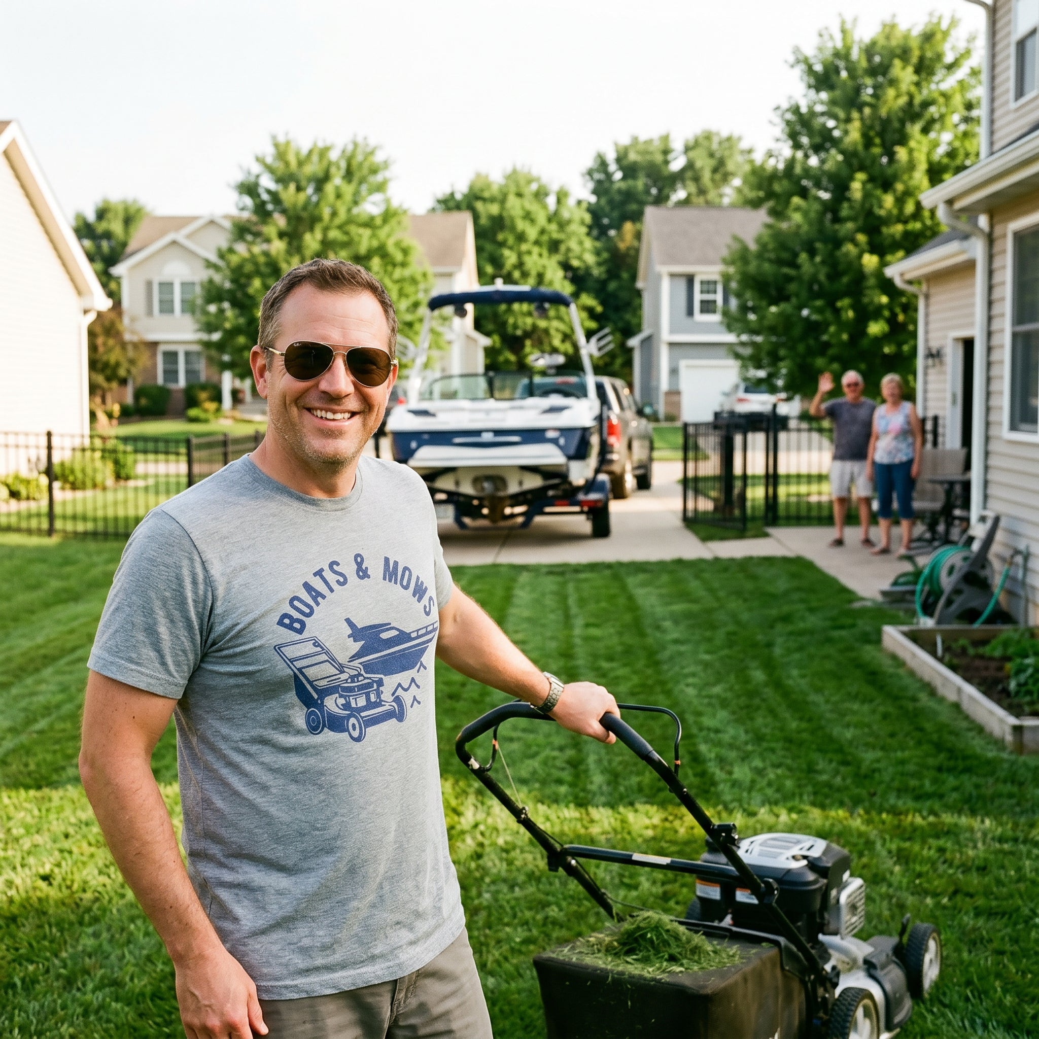 Boats And Mows Men's T Shirt
