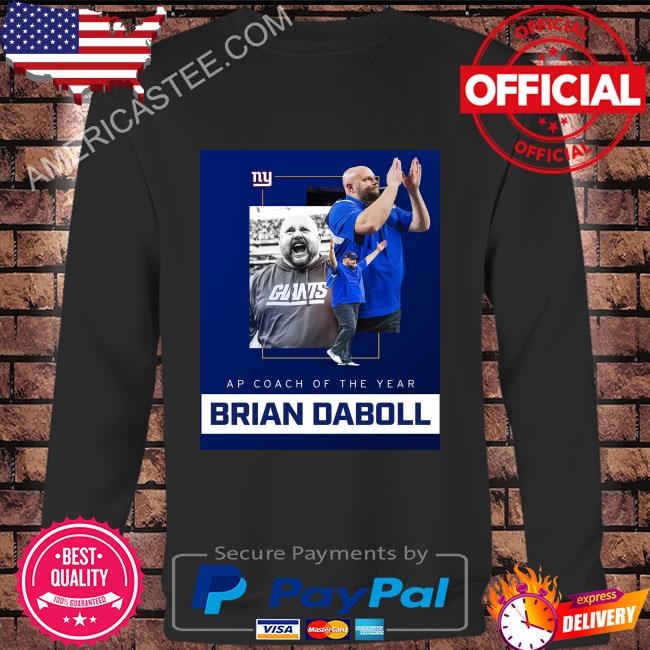 Brian Daboll New York Giants Wins Coach ap coach of the year shirt