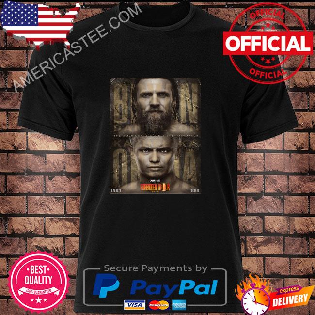 Bryan danielson vs kazuchika okada – aew x njpw forbidden door 2023 shirt