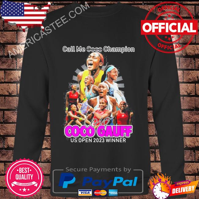 Call me coco champion coco gauff us open 2023 winner shirt