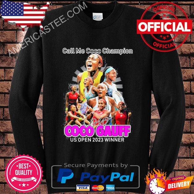 Call me coco champion coco gauff us open 2023 winner shirt