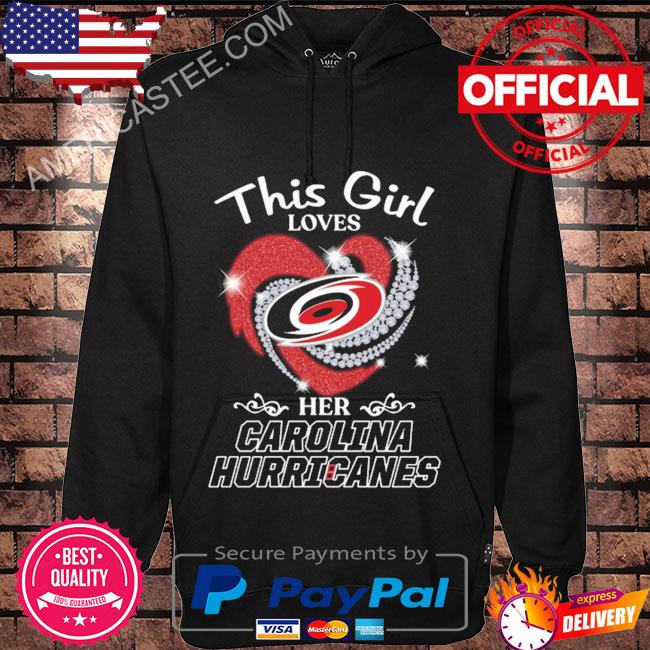 Carolina Hurricanes this girl loves her Carolina Hurricanes hearts 2023 shirt