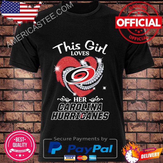 Carolina Hurricanes this girl loves her Carolina Hurricanes hearts 2023 shirt