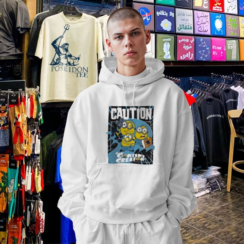 Caution Content Creator Minions T-shirt