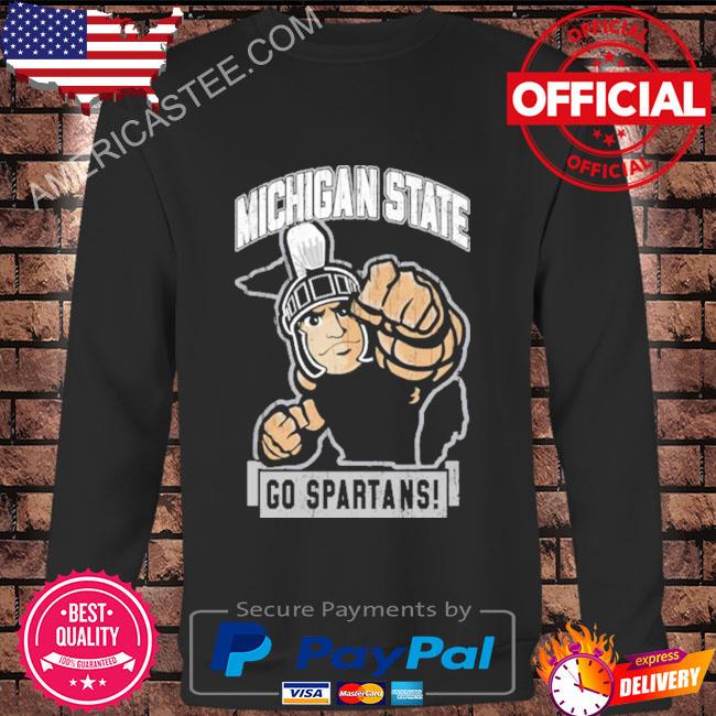 Champion green michigan state spartans strong mascot shirt