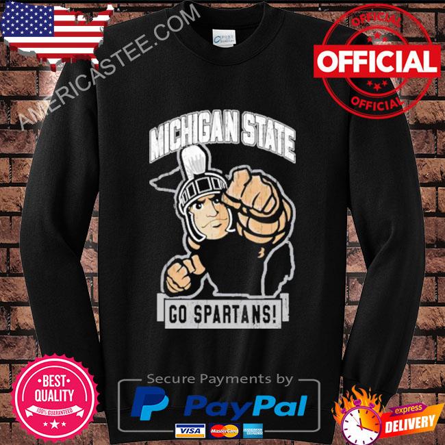 Champion green michigan state spartans strong mascot shirt