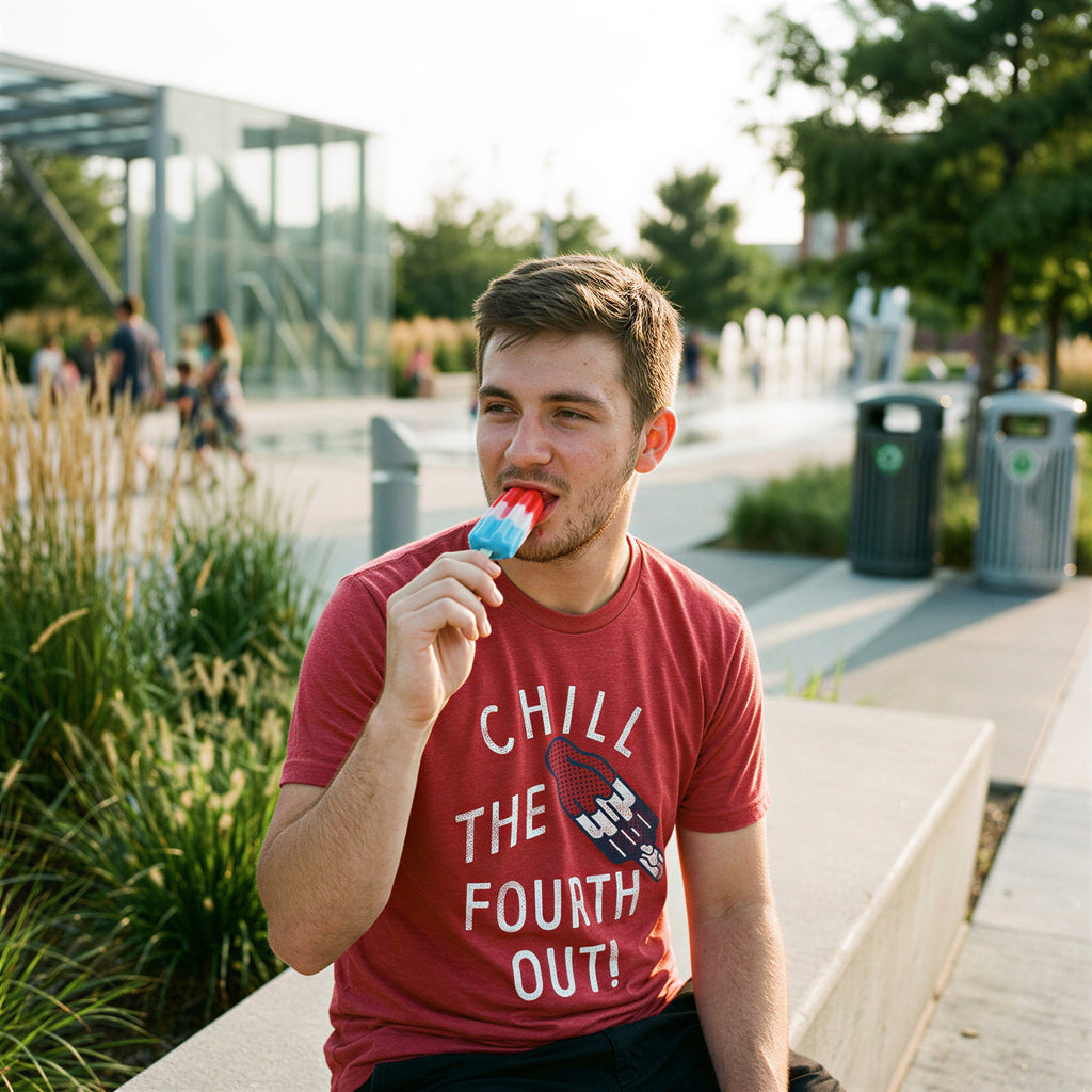 Chill The Fourth Out Men's T Shirt
