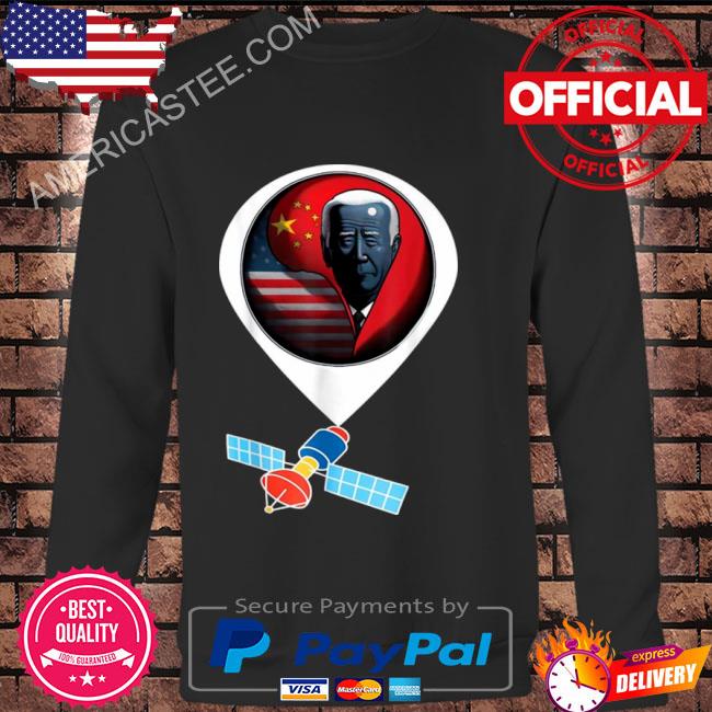 Chinese Spy Balloon Surveillance Joe Biden Xi Jinping China Flag T Shirt