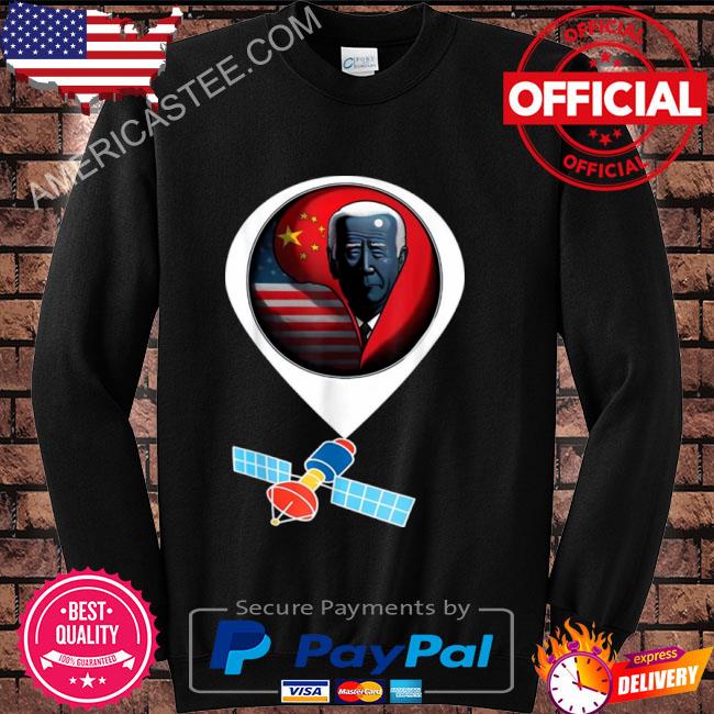 Chinese Spy Balloon Surveillance Joe Biden Xi Jinping China Flag T Shirt