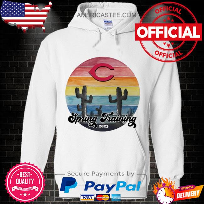Cincinnati reds tiny turnip 2023 spring training fringe shirt