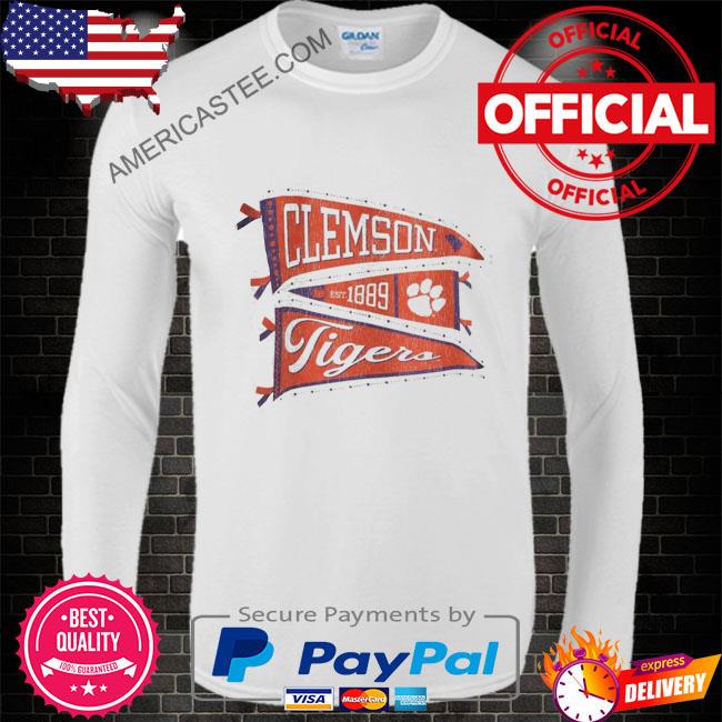Clemson tigers pressbox women’s pennant stack shirt