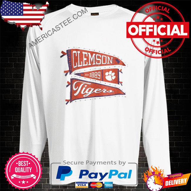 Clemson tigers pressbox women’s pennant stack shirt