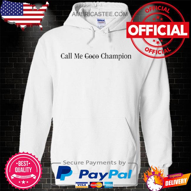 Coco Gauff Call Me Coco Champion T Shirt