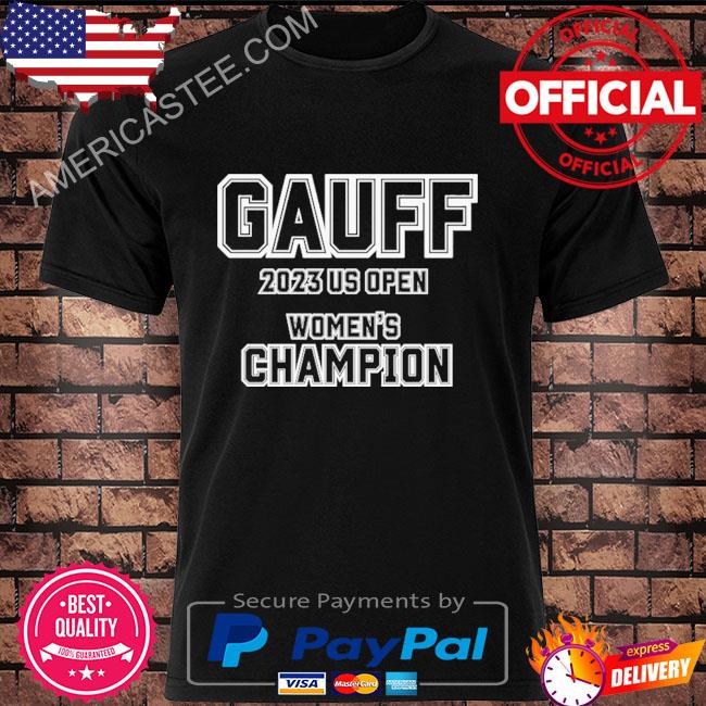 Coco gauff us open champion unisex jersey short sleeve shirt